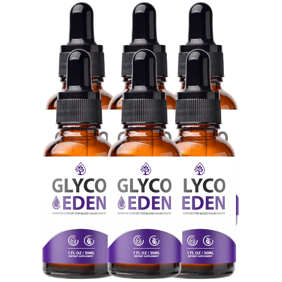 Glyco Eden blood sugar support bottles